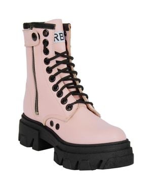 Urbnkicks Genuine Leather Combat Boots - Black
