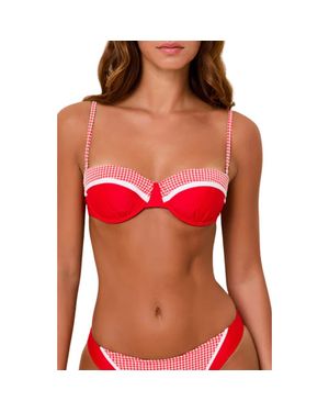 Solid & Striped The Liora Underwire Bikini Top - Red