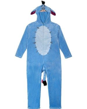 Disney Winnie The Pooh Fleece Hooded Coverall - Blue