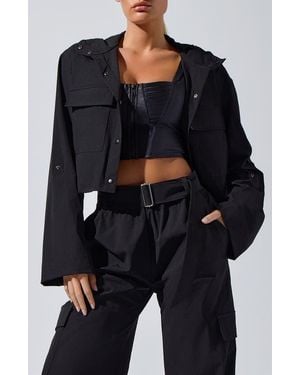 Heroine Sport Ava Crop Performance Jacket - Black