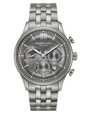 Kenneth Cole Multi-Function Chronograph Bracelet Watch - Gray