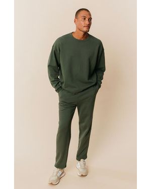 Ocio Organic Cotton Teddy Straight Leg Pant - Green