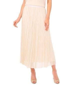 Halogen® Metallic Pleated Skirt - Pink