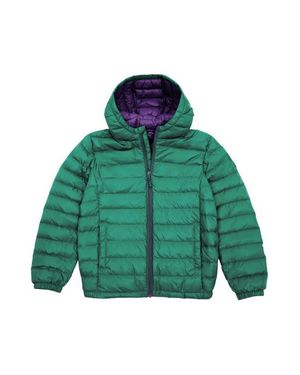 Rokka&Rolla Kids' Ultra Light Quilt Packable Down Jacket - Green