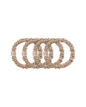 Slip Pure Silk 4-Pack Skinny Scrunchies: Back To Basics Collection - White