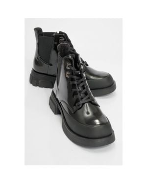 Prologue Shoes Challo Combat Boot - Black