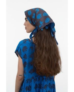 Ace & Jig Oversized Tassel Bandana - Blue