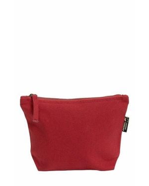 Terra Thread Organic Cotton Makeup Bag - Red
