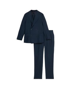 Fortela Marcello Linen Suit - Blue