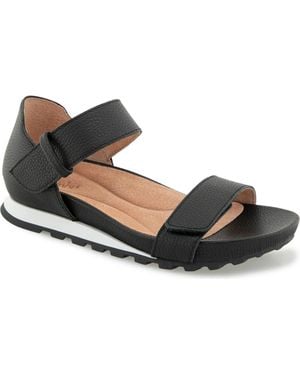 Jambu Linda Casual Wedge Sandal - Black
