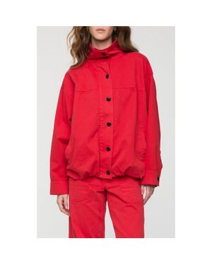 Pistola Liberty Cotton Bomber Jacket - Red