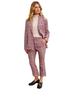 Jessica London Bi-Stretch Shaped Blazer - Red