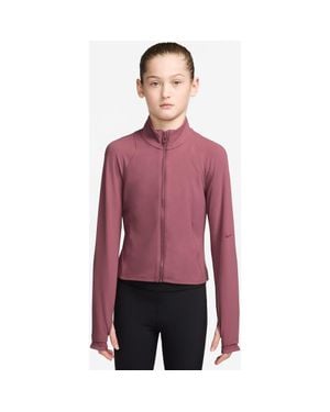 Nike Kids' Mavn Dri-Fit Full Zip Long Sleeve Top - Red
