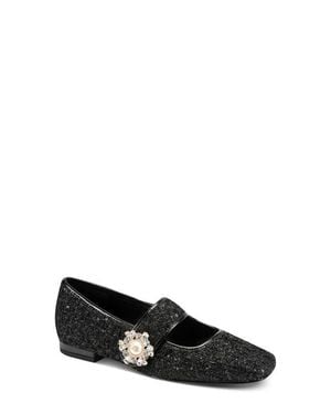 KARL LAGERFELD Sabelle Mary Jane Ballet Flat - Black