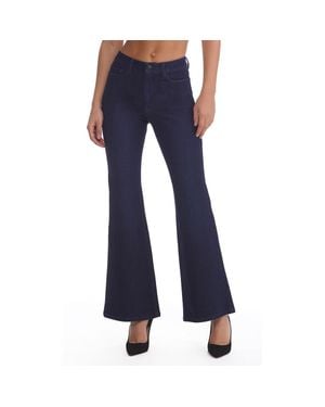 Commando Do It All Stretch Denim Flare Leggings - Blue