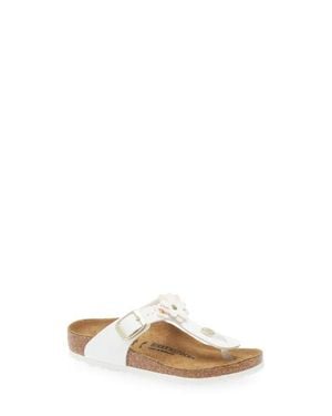 Birkenstock Kids' Gizeh Flip Flop - White