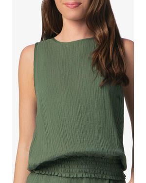 Helen Jon Island Sleeveless Top - Green