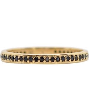 Armenta Sueño Pavé Sapphire Stacking Ring - Metallic