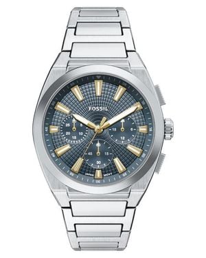 Fossil Everett Chronograph Bracelet Watch, 44Mm - Gray