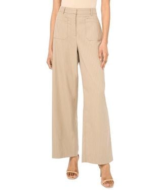 Vince Camuto Pinstripe Woven Pants - Natural