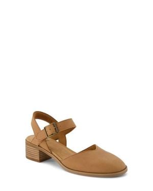 TOMS Jaclyn Ankle Strap Pump - Natural