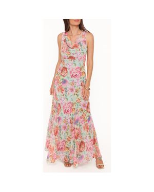 Petal & Pup Yovana Floral Maxi Dress - Pink