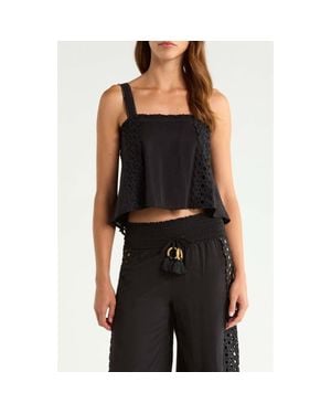 Elan Cover-Up Tank - Black