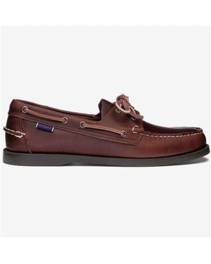 Sebago Classic Joe Boat Shoes - Red
