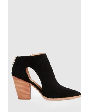 Belle & Bloom Midnight Special Suede Ankle Boot - Black