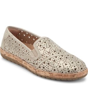 Earth Tomlyn Perforated Loafer - Natural