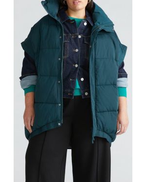 UNIVERSAL STANDARD Paparazzi Puffer Vest - Blue