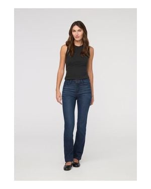 DUER No Sweat Denim High Rise Slim Straight - Blue