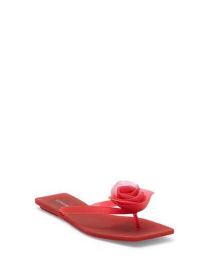 Jeffrey Campbell Sweeten Flip Flop - Red