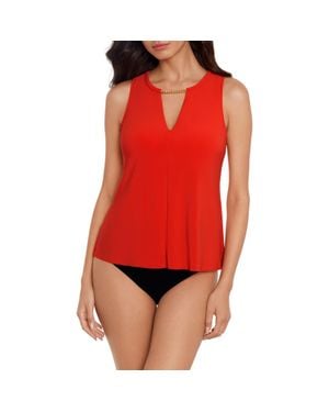 Magicsuit Hyperlink Chanae Tankini Top - Red