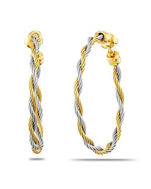 Charriol Love Twist Hoop Earrings - Metallic