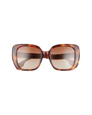 Burberry 52Mm Gradient Square Sunglasses - Brown