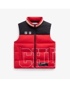 OFF SEASON Kansas City Chiefs Team Puffer Vest - Red