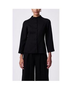 Trina Turk Woods Ponte Jacket - Black