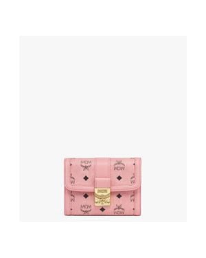 MCM Tracy Trifold Wallet - Pink
