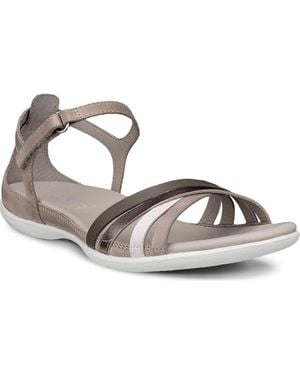 Ecco Flash Ankle Strap Sandal - Metallic