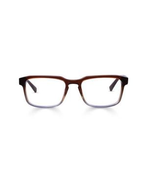 Eyebobs Seymour 52Mm Rectangular Reading Glasses - Brown