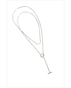 Retro Chic Whispers Vine Necklace - White