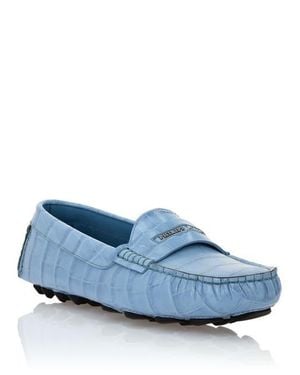 Philipp Plein Moccasins Driver Cocco - Blue