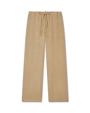 VIR VITA Delphine Linen Pant - Natural