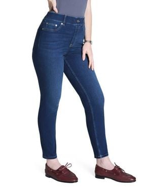 Spanx Spanxshape Everywear Pull-On Ankle Skinny Jeans - Blue