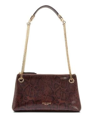 Cole Haan Vivianne Leather Crossbody Bag - Brown