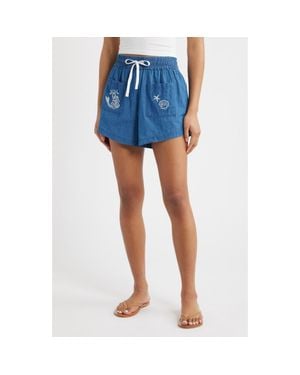 Rip Curl Catalina Island Cotton Shorts - Blue