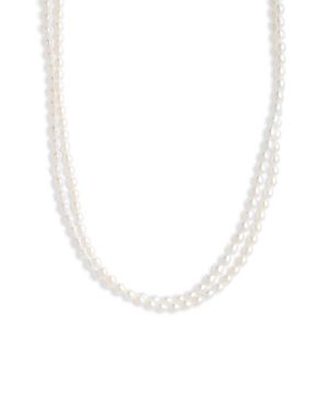 POPPY FINCH Keshi Pearl Layered Necklace - White