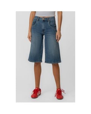 Kut From The Kloth Mandy High Waist Denim Bermuda Shorts - Blue