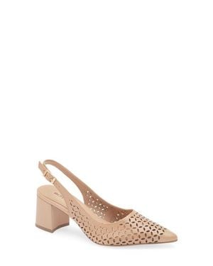 BOTTER Janet Slingback Pointed Toe Pump - Natural